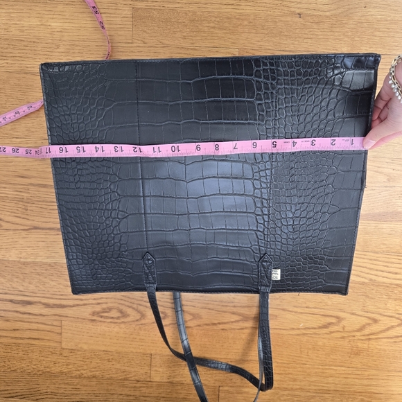 BEIS The Work Tote in Black Croc - Picture 8 of 8